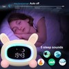 Kids Wake Clock Cartoon Kids Sleep Training Clock with Night