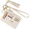 KNGITRYI Small Wallet for Women RFID Card Holder,Wristlet Keychain with