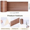 Mirror Frame Border 32FT Bathroom Wood Grain Wallpapers Decorative Tape