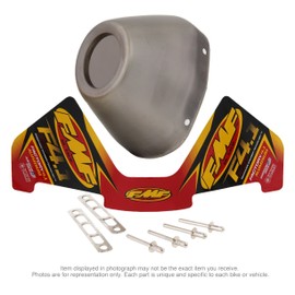 FMF End Cap Kit for Factory 4.1RCT - Stainless Steel