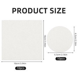 JHGCVX 20 Pcs Foam Texture Paper,Square & Round Foam Texture Blank Painting Paper,Coloring Puffy Texture Paper for Handmade Craft Supplies