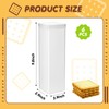 Suclain 6 Pcs Square Cracker Keeper Plastic Saltine Cracker Sleeve