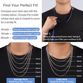 Jewlpire 925 Sterling Silver Chain Necklace for Women, 2.5MM Snake Chains Necklaces Silver Chain for Women Smooth & Sturdy Sterling Silver Necklace, 20 Inch