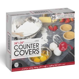 Large Precut Disposable Counter Sheets – 26″x30″ Covers for Mess-Free Cooking, Baking, Crafting, and Easy Cleanup – Durable, Convenient, and Perfect for Kitchen Counters (5)