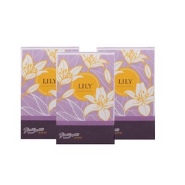 FloralSimplicity Lily Scented Sachets Pack of 3, Spring and Summer - Long-Lasting Scented Bags, Home Fragrance, Air Freshener & Deodorizer for Closet, Room, Drawer, or Cars, Made in USA