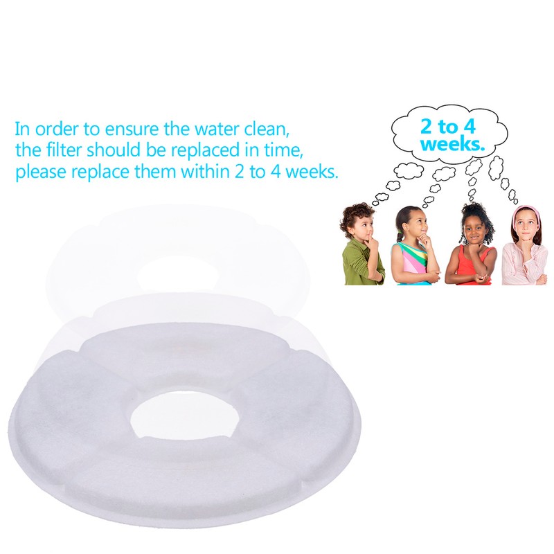 Cat Water Fountain Filters Replacement Filters for Flower Fountain Cat
