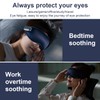 Sleep Eye Mask, Rechargeable Cordless Eye Massager with Heat and
