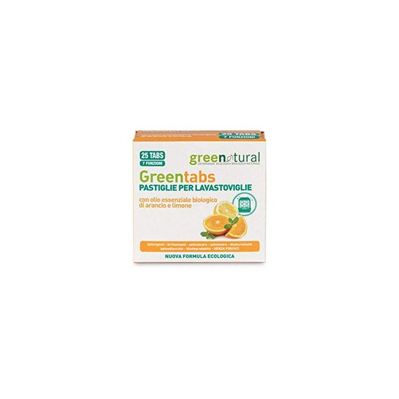GreentABS Dishwasher Lemon and Orange 25 Tablets