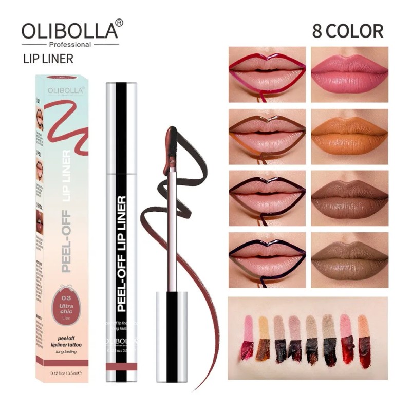Lápiz Labial 3d Despegable - Mate Para Maquillaje Color 2pz