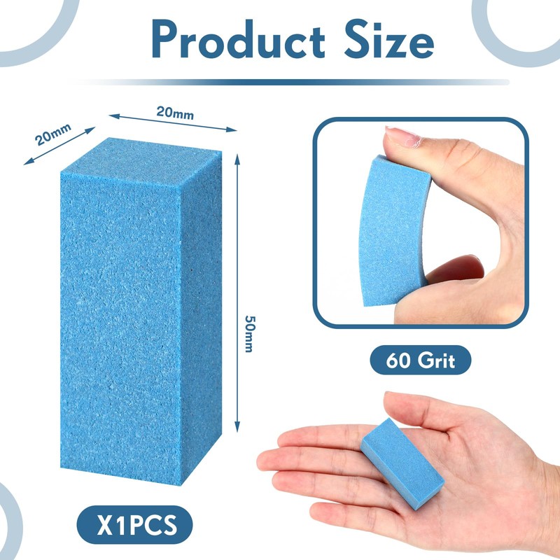 Batiyeer Soft Gummy Stone for Skis, Grinding Rubber Gummy Abrasive