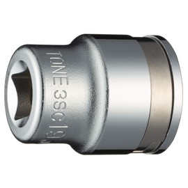 Tone 3SC-19 Nut Catch Socket (Hexagonal) 0.37 inch (9.5 mm) Drive (3/8 inch), Double Side Width 0.7 inch (19 mm)