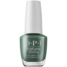 OPI OPI Nature Strong Leaf by Example | Opaque Dark Green Crme Natural Origin Nail Polish | Plant Based, Vegan, Cruelty Free