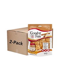 Good ’n’ Fun Triple Flavor Small Rolls, Rawhide Chews for All Dogs, 16 Count (2 Packs of 8 Count)