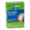 Curad Flex Fabric Spot Adhesive Bandages, Bandage Diameter is 7/8"