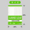 Cash Receipt and Disbursement Ledger, Loose Leaf, B5, 26 Holes,