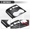 X AUTOHAUX Central Control Gear Shift Panel Cup Holder Cover,