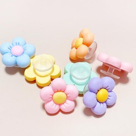 Auony 14 PCS Flower Shoe Charms, Waterproof PVC Shoe Decoration Charms Bracelet Wristband Accessories for Women Girls Adults DIY Decorative