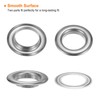 sourcing map 10Set Grommets Eyelets with Washers 30mm Copper Metal