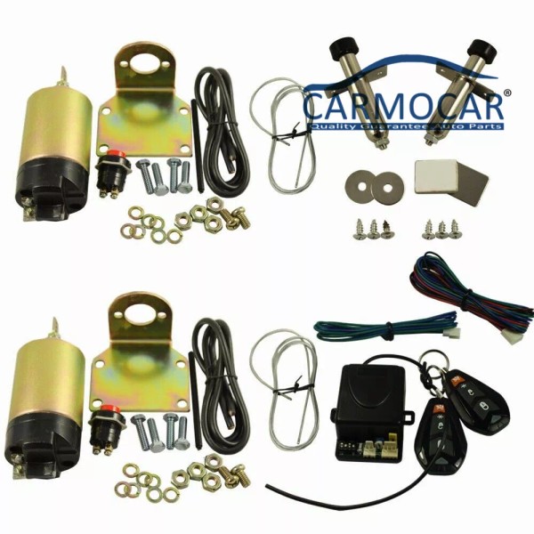 Carmocar 85 lbs Shaved Door Handle Kit +2 Door Remote