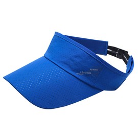 Buzz Selection CAP464 Sun Visor Hat, Plain, Logo, Simple, Sun Shade Cap, Men's, Women's,, blue (sky blue)