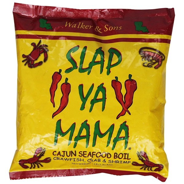 Slap Ya Mama All Natural Cajun Seafood Boil for Crawfish, Crab and Shrimp, MSG Free and Kosher, 4 Pound