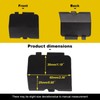 Goholy Car Rear Bumper Tow Hook Cover Compatible with Mazda