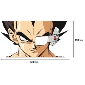 TLDSHOP® - Dragon Ball Z Sticker for Air Conditioning, Furniture, Car, Motorcycle - Dragonball z Comics Cartoon Sticker: (Colour, Vegeta)