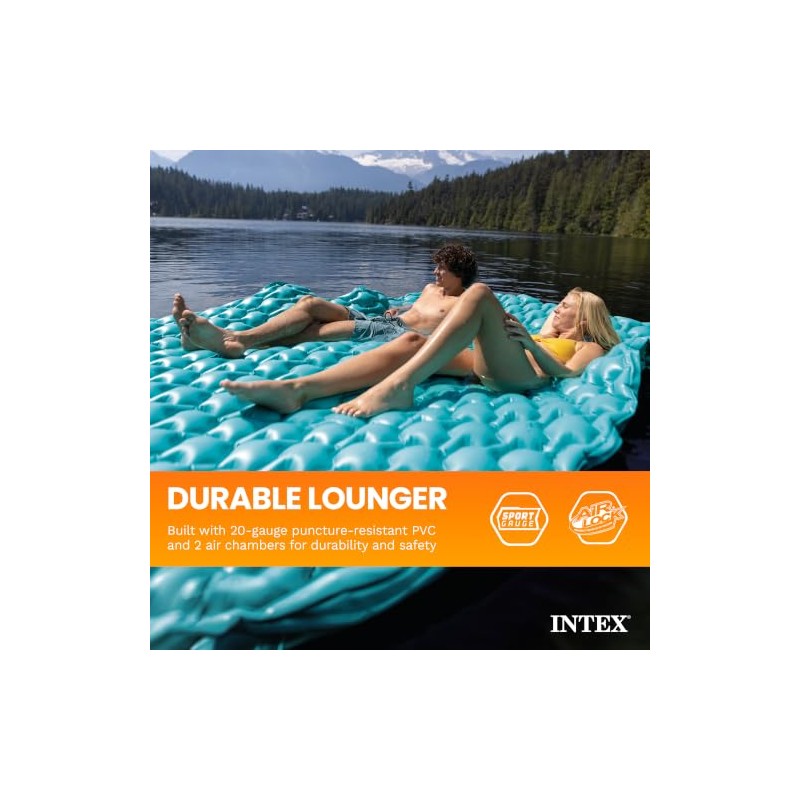 Intex- Tapete inflable , para alberca , 114 X 84
