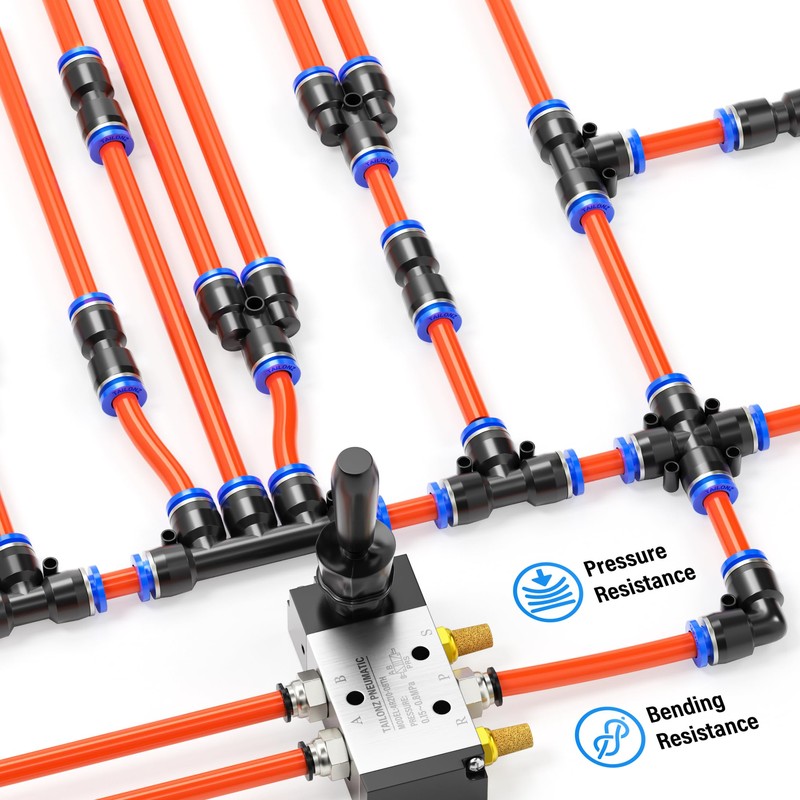 TAILONZ PNEUMATIC Orange 4 mm or 5/32 Inch OD 2.5