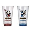 Cuphead and Mugman 16oz Pint Glass Set of 2