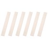 Alnicov 6Pcs Acoustic Guitar Bone Blanks Saddle,Guitar Bridge Saddle Blank