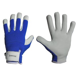 Five Star Mossaick Leather Gardening Gloves For Women/Men Garden Gloves Men Thorn Proof Breathable Safety Gloves Rigger Gripper Work Gloves Men Heavy Duty Gardening Gloves Garden Gloves Women (Small)