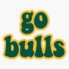 Go Bulls Retro Bumper Sticker Window Vinyl Decal 5"