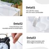 LBJFYHJN Clear Desk Mat, Non-Slip PVC Clear Desk Pad, Desk