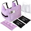 MOYOAMA Bundle Royal Purple Dots: Mastectomy Pillow IR Design with