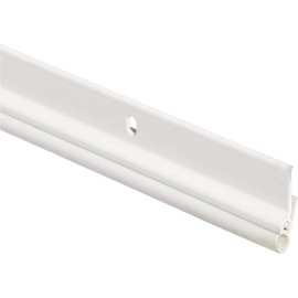 M-D Building Products 25730 36 in. x 84 in. Satin Nickel Flat-design Aluminum and Vinyl Commercial Screw-on Top and Sides Door Seal Kit