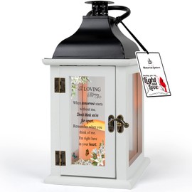Memorial Lantern - Bereavement Sympathy Gifts for Loss of Loved One Memorial Gifts for Loss of Mother Loss of Father Remembrance Gifts