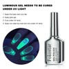 Fokostar Glow in the Dark Nail Gel Polish Translucent Color