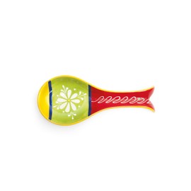 Excelsa 60410 Tex-Mex Spoon Rest, Ceramic, Multi-Colour