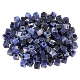 mookaitedecor Natural Gemstone Beads with Large Hole Loose Charm Beads for Jewellery Making DIY Projects – Pack of 20