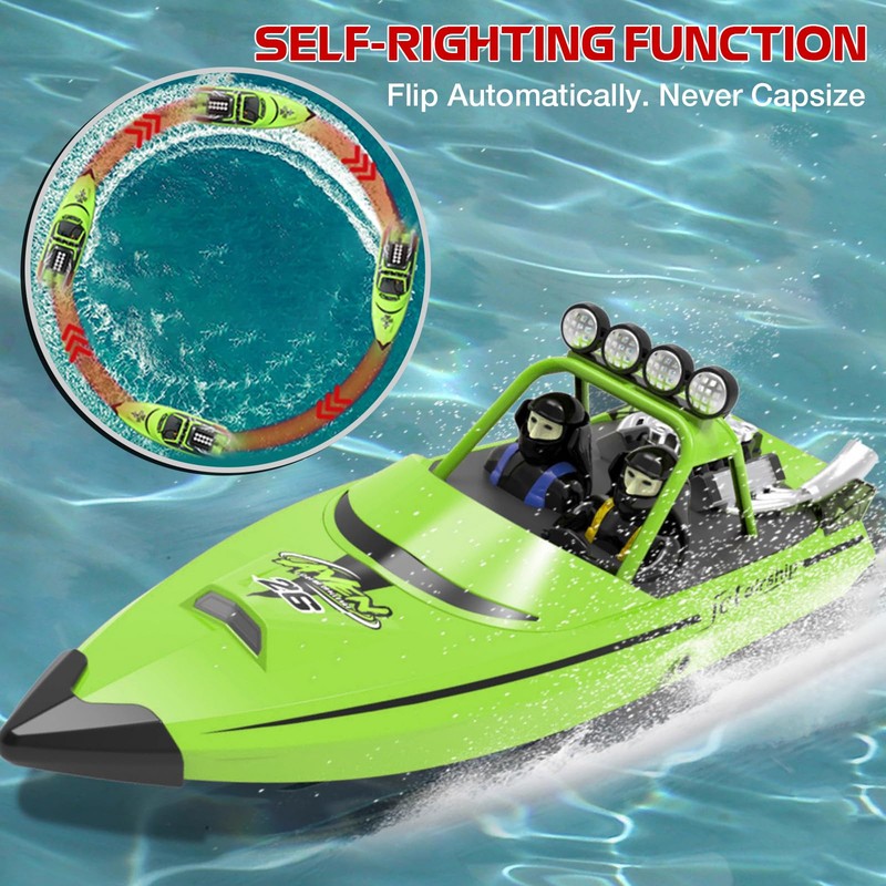 ARRIS Fast RC Jet Boat with Self-Righting Water Jet Pump