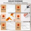 BAMANFELD'S Clear Table Protector 96x42 Inch 2mm Thick Plastic Desk
