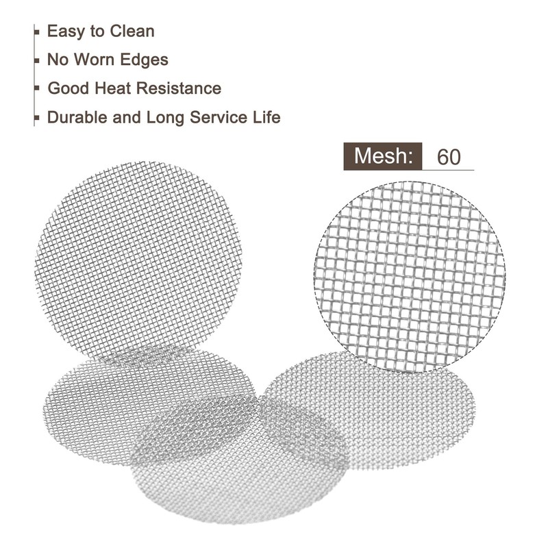 sourcing map Pipe Screen Stainless Steel Screens 12.7mm Diameter for