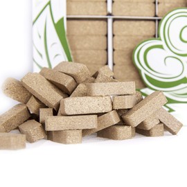 Incienso de Santa Fe - Mesquite Natural Wood Incense Bricks with Holder, 100 Count - Made in The USA