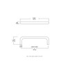 Liberty P604DC-SN-C 4-Inch Cabinet Hardware Handle Wire Pull
