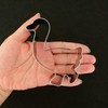 Ukoosien Small Goose Cookie Cutter 9 cm Dishwasher Safe Martin