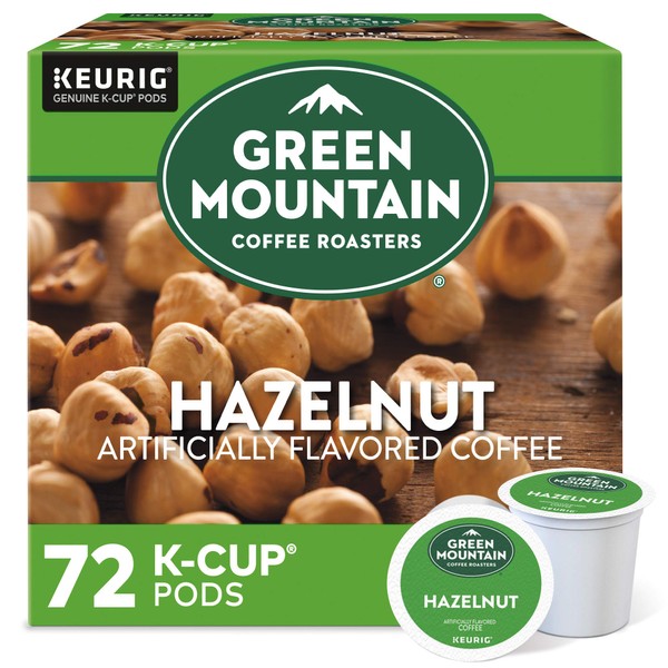 Green Mountain Coffee Roasters Hazelnut, Single-Serve Keurig K-Cup Pods, Flavored
