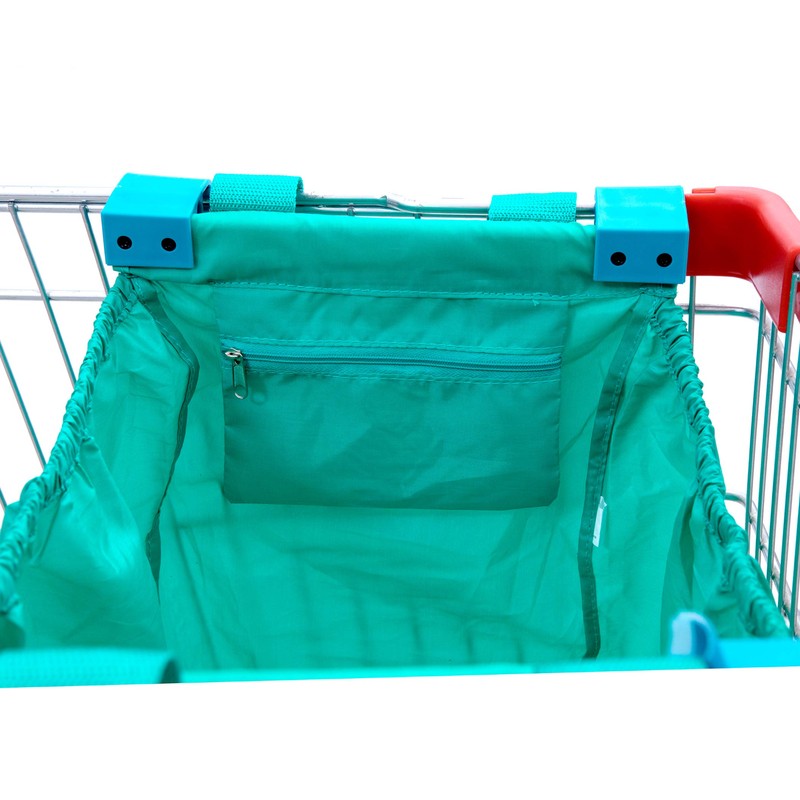 Handy Sandy Reusable Shopping Cart Bags (Set of 3), Foldable