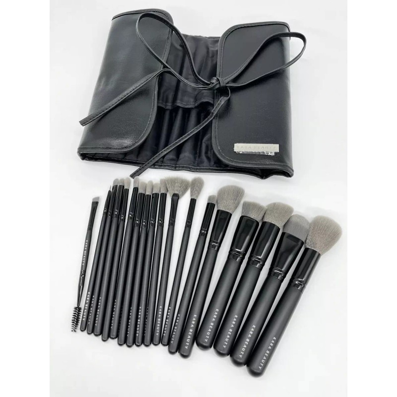 Kara Beauty Set De Brochas Profesionales Kara Beauty 18 Piezas