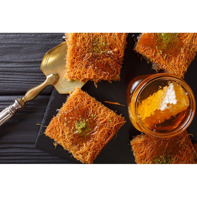 Kral Kataifi Shredded Fillo Dough, Dried Kadayif Pastry Dough, Kataifi,